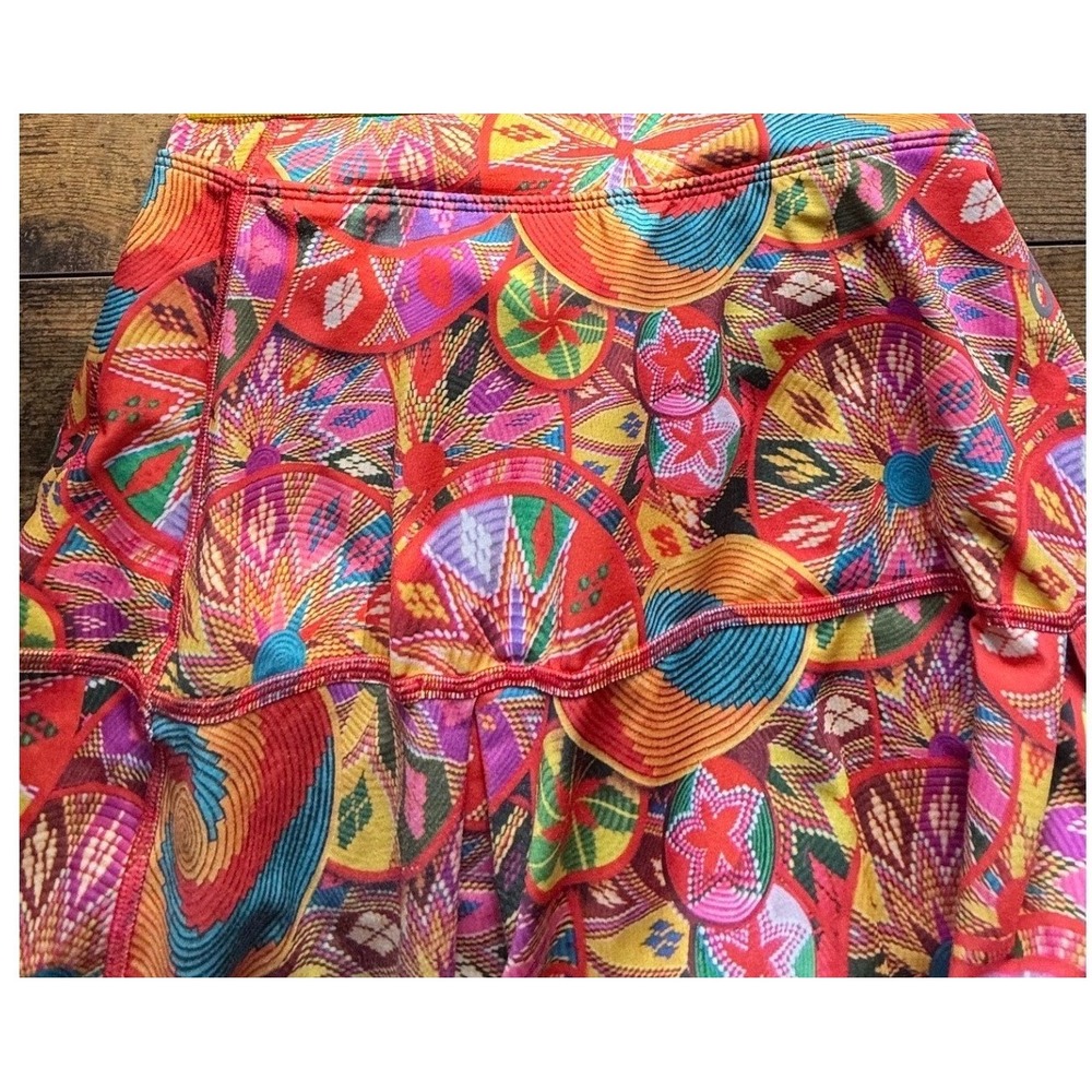 Dona Jo JoJo Skirt 2.0 Samba Print Athletic Running Tennis Skort‎ Pockets Size 1 - Picture 2 of 6